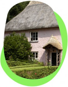 Eco holiday cottage in the UK